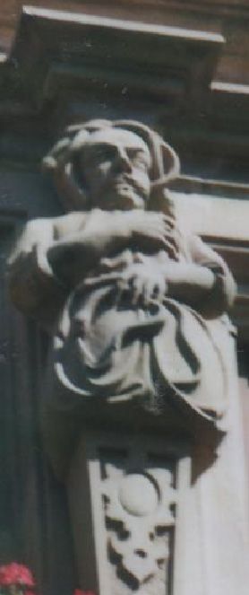 Figur Falschheit mit einer Schlange, II. Stock, Platz 6